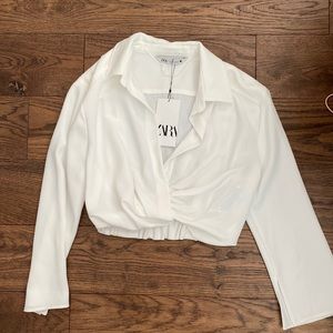 Zara White blouse